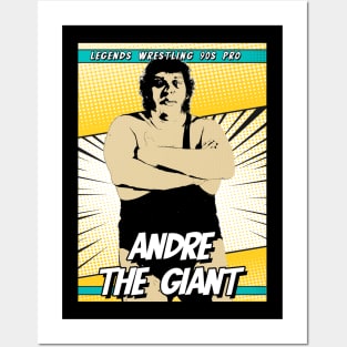 Andre The Giant Wrestling 90s Pro Posters and Art